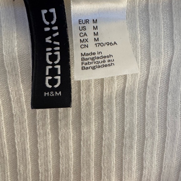 H&M Ribbed collared top - Picture 2 of 3